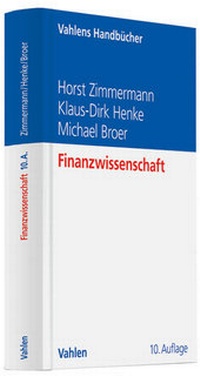 Enlarge image Cover: Finanzwissenschaft - Vahlen