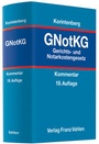 Bild: Gerichts- und Notarkostengesetz : GNotKG - Vahlen
