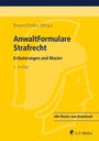 Cover: AnwaltFormulare Strafrecht - C.F. M&uuml;ller