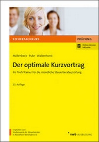 Enlarge image Cover: Der optimale Kurzvortrag - NWB