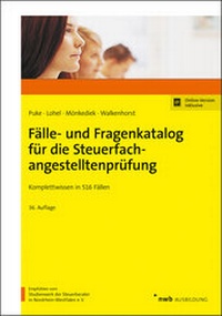 Abbildung von: Fälle- und Fragenkatalog für die Steuerfachangestelltenprüfung - NWB
