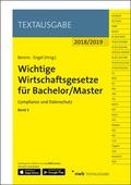 Cover: Wichtige Wirtschaftsgesetze f&uuml;r Bachelor/Master, Band 3 - NWB