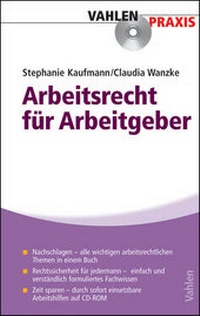 Abbildung von: Arbeitsrecht für Arbeitgeber - Vahlen
