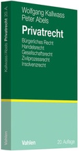 Cover: Privatrecht - Vahlen