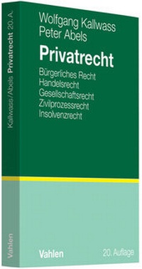Enlarge image Cover: Privatrecht - Vahlen