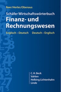 Abbildung von: Schäfer Wirtschaftswörterbuch Finanz- und Rechnungswesen - Vahlen