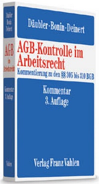 Abbildung von: AGB-Kontrolle im Arbeitsrecht - Vahlen