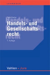 Enlarge image Cover: Handels- und Gesellschaftsrecht - Vahlen