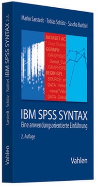 Enlarge image Cover: IBM SPSS Syntax - Vahlen