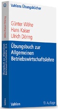Cover: &Uuml;bungsbuch zur Einf&uuml;hrung in die Allgemeine Betriebswirtschaftslehre - Vahlen