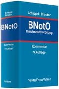 Cover: Bundesnotarordnung: BNotO - Vahlen