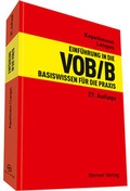 Cover: Einf&uuml;hrung in die VOB/B - Werner