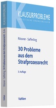Cover: 30 Probleme aus dem Strafprozessrecht - Vahlen
