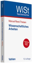 Cover: Wissenschaftliches Arbeiten - Vahlen