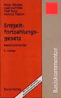 Cover: Entgeltfortzahlungsgesetz - Bund-Verlag