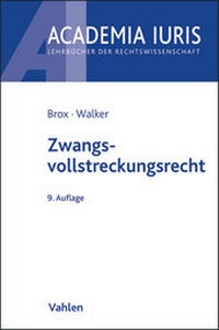 Abbildung von: Zwangsvollstreckungsrecht - Vahlen