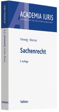 Cover: Sachenrecht - Vahlen