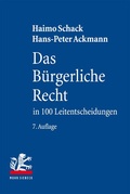 Cover: Das B&uuml;rgerliche Recht in 100 Leitentscheidungen - Mohr Siebeck