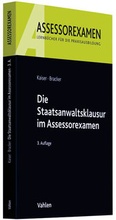 Cover: Die Staatsanwaltsklausur im Assessorexamen - Vahlen