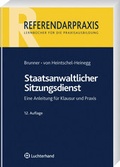 Cover: Staatsanwaltlicher Sitzungsdienst - Vahlen