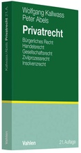 Cover: Privatrecht - Vahlen