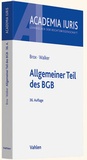 Bild: Allgemeiner Teil des BGB - Vahlen