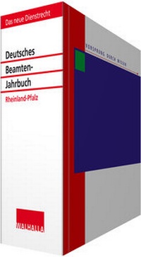Abbildung von: Deutsches Beamten-Jahrbuch Rheinland-Pfalz - Grundwerk ohne Fortsetzungsbezug - Walhalla