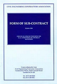 Enlarge image Cover: Ceca Form of Sub-contract - Thomas Telford Ltd