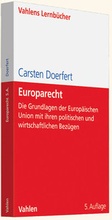Cover: Europarecht - Vahlen