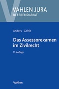 Cover: Das Assessorexamen im Zivilrecht - Vahlen