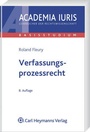 Cover: Verfassungsprozessrecht - Vahlen