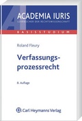 Cover: Verfassungsprozessrecht - Vahlen