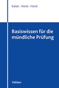 Cover: Pr&uuml;fungswissen Jura f&uuml;r die m&uuml;ndliche Pr&uuml;fung - Vahlen