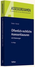 Cover: &Ouml;ffentlich-rechtliche Assessorklausuren - Vahlen