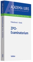 Abbildung von: ZPO-Examinatorium - Vahlen