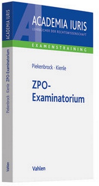 Abbildung von: ZPO-Examinatorium - Vahlen
