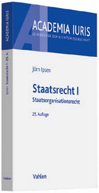 Bild vergrößern Bild: Staatsrecht I - Vahlen