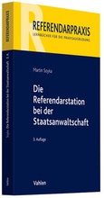Cover: Die Referendarstation bei der Staatsanwaltschaft - Vahlen