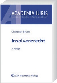 Abbildung von: Insolvenzrecht - Vahlen