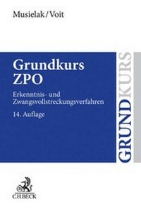 Abbildung von: Grundkurs ZPO - C.H.BECK