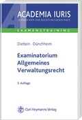 Cover: Examinatorium Allgemeines Verwaltungsrecht - Vahlen