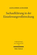 Abbildung von: Sachaufklärung in der Einzelzwangsvollstreckung - Mohr Siebeck