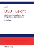 Bild: BGB - Leicht - De Gruyter Oldenbourg