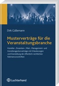 Cover: Mustervertr&auml;ge f&uuml;r die Veranstaltungsbranche - Vahlen