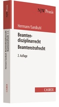 Cover: Beamtendisziplinarrecht - Beamtenstrafrecht - C.H.BECK