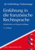 Cover: Einf&uuml;hrung in die franz&ouml;sische Rechtssprache - C.H.BECK