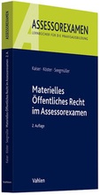 Cover: Materielles &Ouml;ffentliches Recht im Assessorexamen - Vahlen
