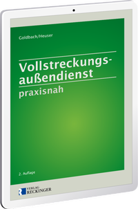 Abbildung von: Vollstreckungsaußendienst praxisnah - Digital - Verlag Reckinger