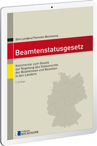 Abbildung von: Beamtenstatusgesetz - Digital - Verlag Reckinger
