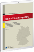 Cover: Beamtenstatusgesetz - Digital - Verlag Reckinger